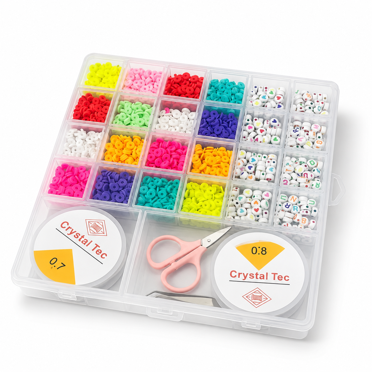 DIY Colorful Beads Box Set for Necklace & Jewellery Making