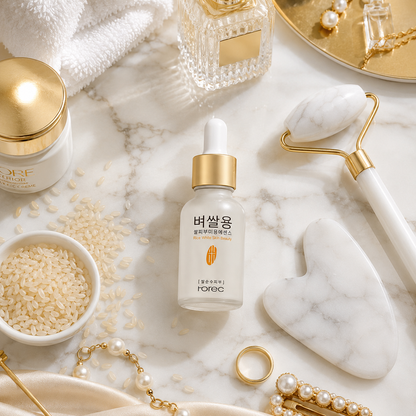 Rice Skin Beauty Essence Serum – Hydrating &amp; Brightening Facial Serum | 15ml
