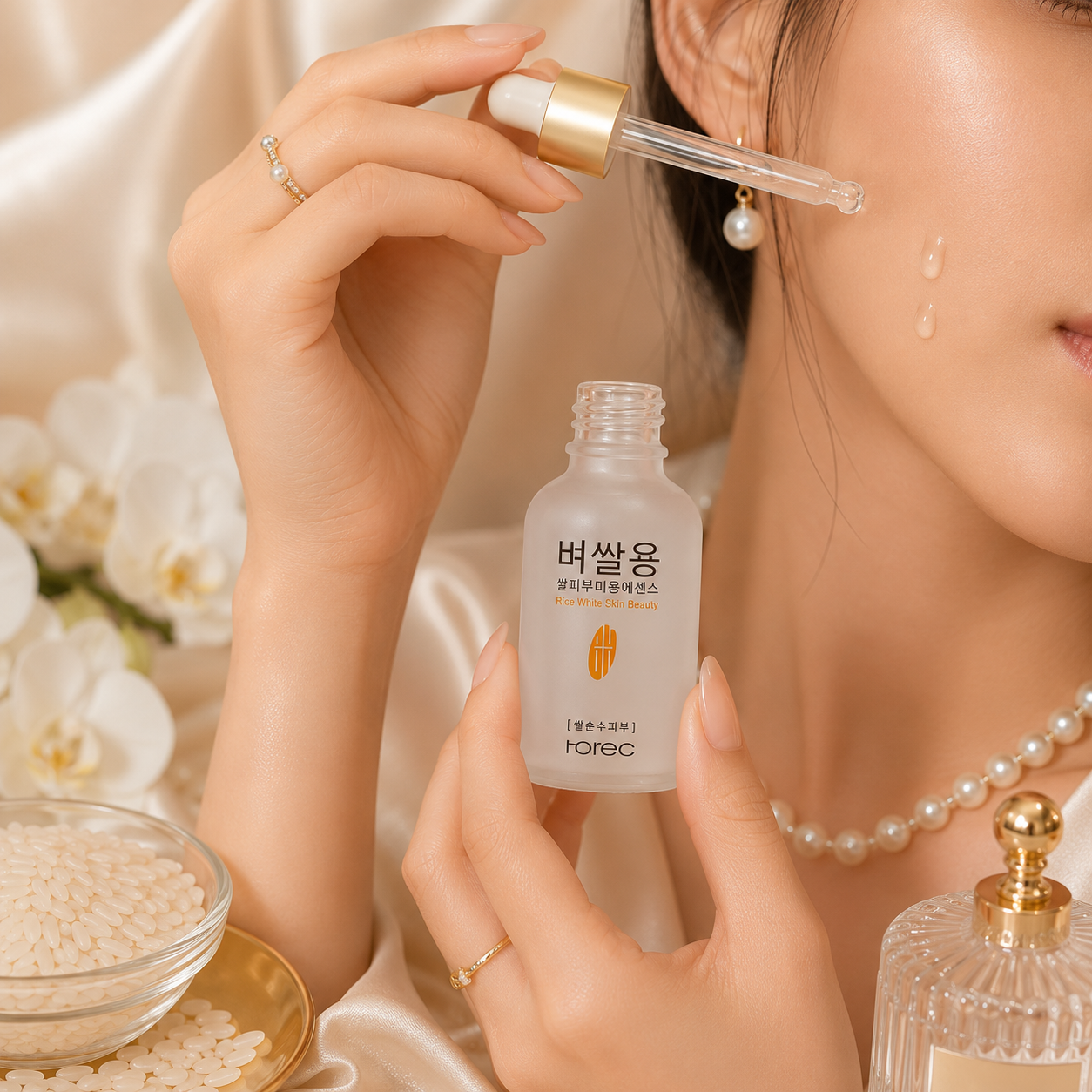 Rice Skin Beauty Essence Serum – Hydrating &amp; Brightening Facial Serum | 15ml
