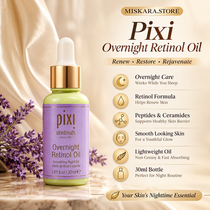 Pixi Overnight Retinol Oil – Youth-Preserving Night Serum | 30ml