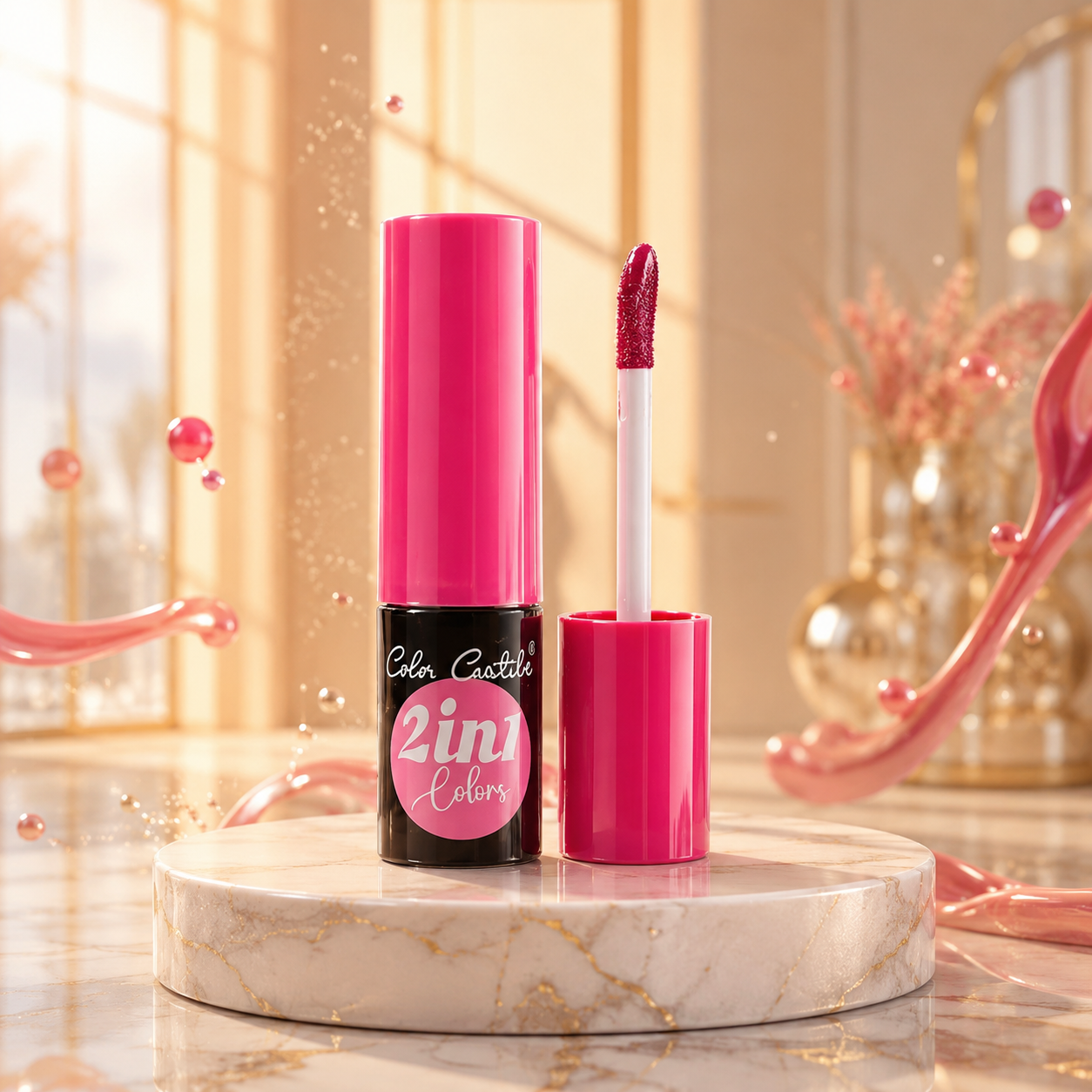 MOCALLURE 2-in-1 Lip Gloss & Liquid Blush – Dual-Use Beauty Combo | 18 Shades