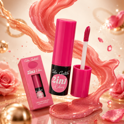MOCALLURE 2-in-1 Lip Gloss & Liquid Blush – Dual-Use Beauty Combo | 18 Shades