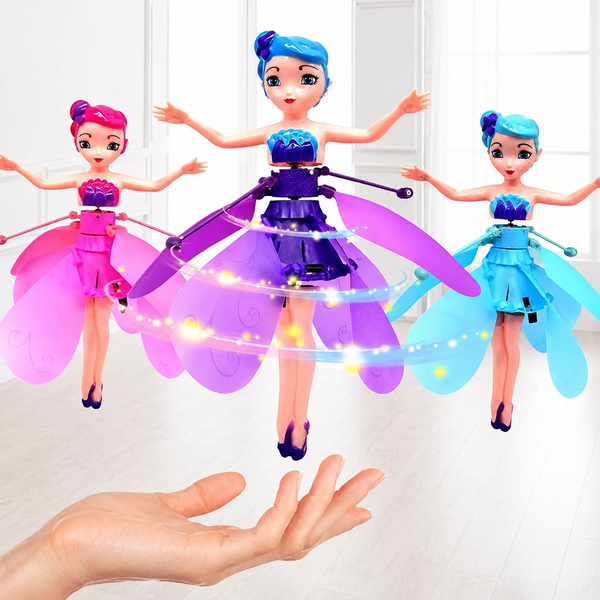 Magical Flying Fairy Doll Hand Sensor Control Sky Dancer Toy