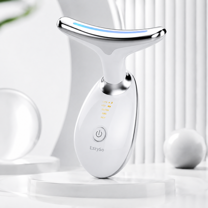 EMS Microcurrent Face & Neck Massager with LED Light