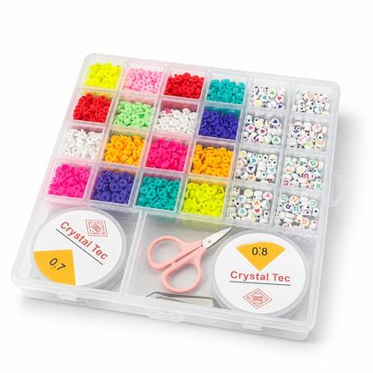DIY Colorful Beads Box Set for Necklace & Jewellery Making