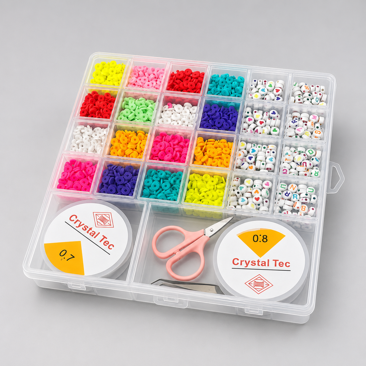 DIY Colorful Beads Box Set for Necklace & Jewellery Making
