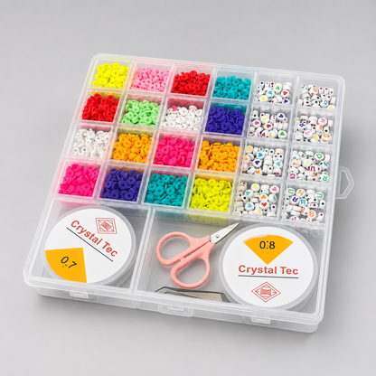 DIY Colorful Beads Box Set for Necklace & Jewellery Making
